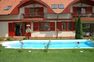 Siofok Ferienhaus Marina mit Pool